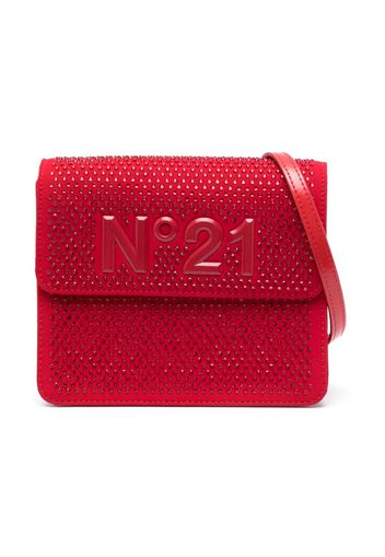 Nº21 Kids Schultertasche mit Nieten - Rot