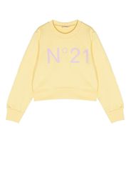 Nº21 Kids logo-print sweatshirt - Gelb