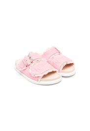 Nº21 Kids Sandalen mit Logo-Stickerei - Rosa