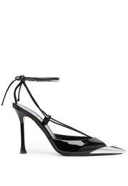 Nº21 colour-block patent leather pumps - Schwarz