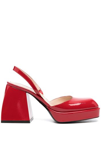 Nodaleto Pumps aus Lackleder - Rot