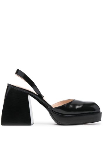 Nodaleto Pumps mit Glanzoptik - Schwarz