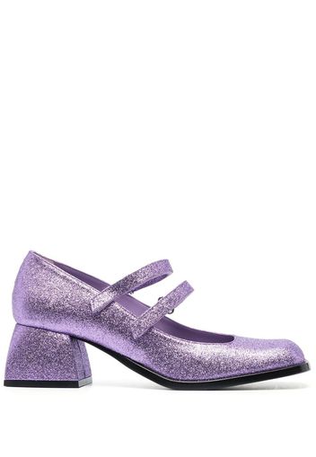 Nodaleto Bacara 55mm glitter mary-jane shoes - Violett