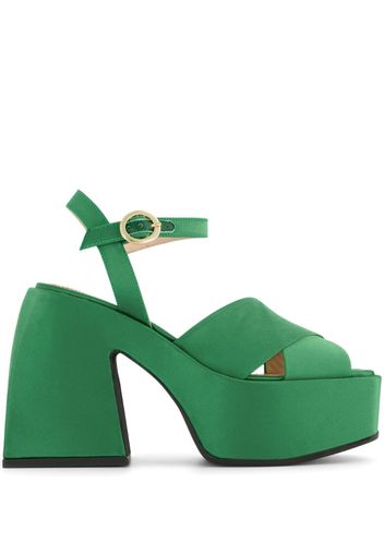 Nodaleto Bulla Joni crossover-strap sandals - Grün