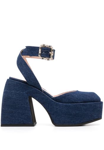 Nodaleto Bulla Sofia platform pumps - Blau