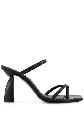 Nodaleto Angel A leather mules - Schwarz