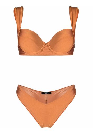 Noire Swimwear Klassischer Bikini - Orange