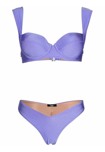 Noire Swimwear Klassischer Bikini - Violett