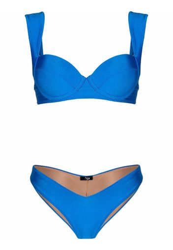 Noire Swimwear Klassischer Bikini - Blau