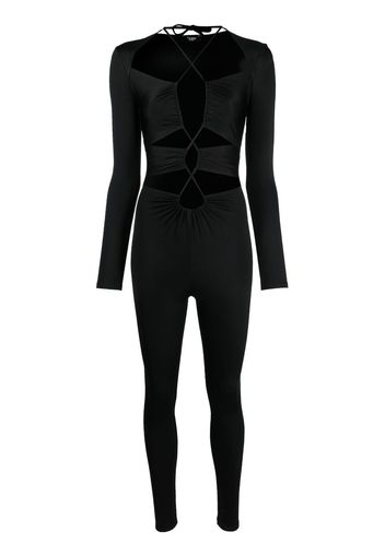 Noire Swimwear cut-out detailing jumpsuit - Schwarz