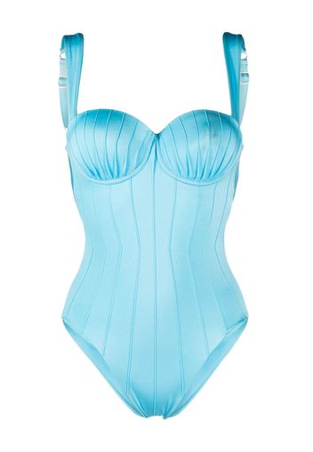 Noire Swimwear Klassischer Badeanzug - Blau