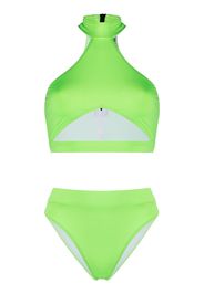 Noire Swimwear 'Bahamas' Bikini mit Cut-Out - Grün