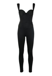 Noire Swimwear Jumpsuit mit Bustier - Schwarz