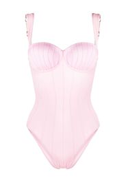 Noire Swimwear Klassischer Badeanzug - Rosa