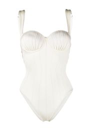 Noire Swimwear Klassischer Badeanzug - Nude