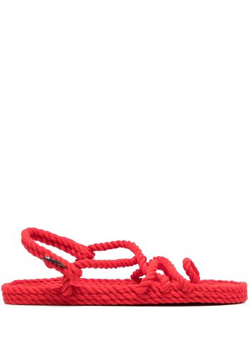 Nomadic State of Mind twisted raffia sandals - Rot