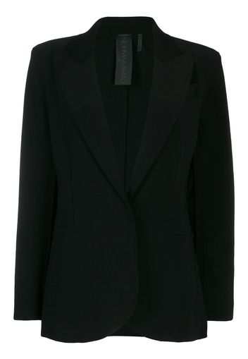 Norma Kamali Schmaler Blazer - Schwarz