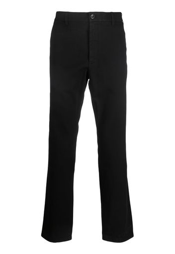 Norse Projects mid-rise straight-leg trousers - Schwarz