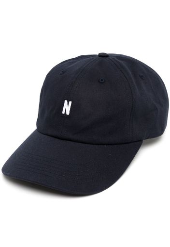 Norse Projects Baseballkappe mit Logo-Stickerei - Blau