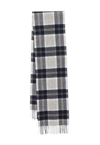 Norse Projects plaid-check print scarf - Blau