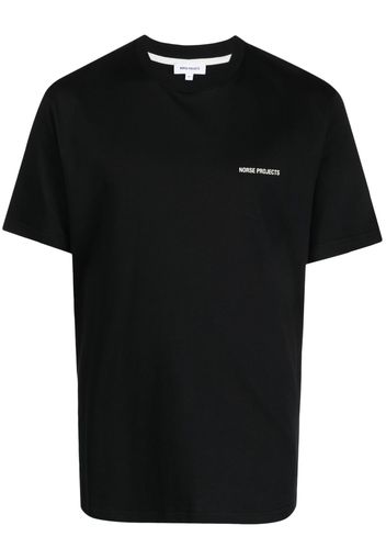 Norse Projects logo-print T-shirt - Schwarz