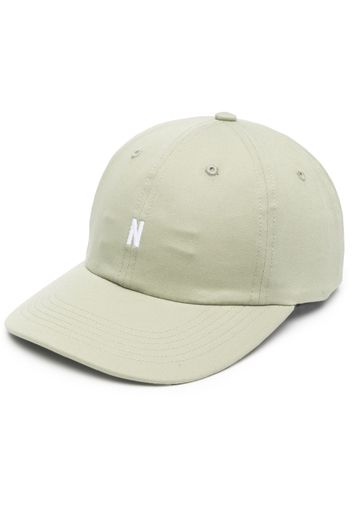 Norse Projects logo-embroidered baseball cap - Grün