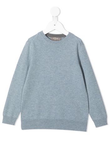 N.PEAL KIDS Sweatshirt aus Bio-Kaschmir - Blau