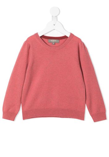 N.PEAL KIDS Pullover aus Bio-Kaschmir - Rosa