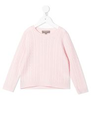 N.PEAL KIDS Pullover aus Bio-Kaschmir - Rosa