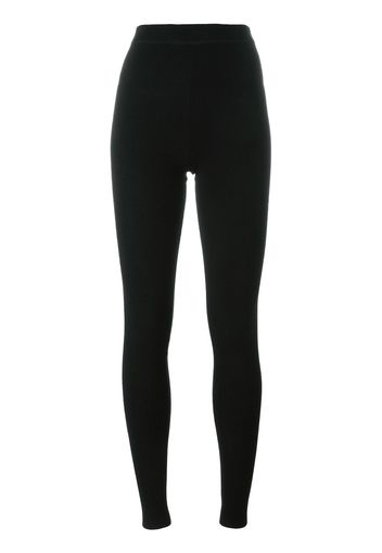 N.Peal Klassische Leggings - Schwarz