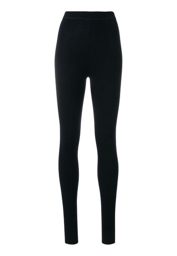 N.Peal Leggings aus Kaschmir - Blau