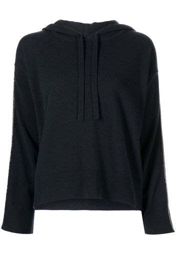 N.Peal Hoodie aus Bio-Kaschmir - Blau