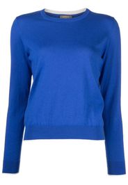 N.Peal Gestreifter Pullover - Blau