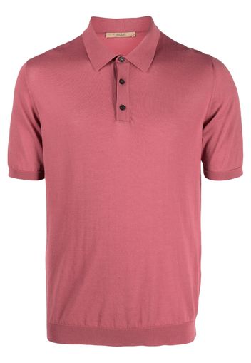 Nuur short-sleeved cotton polo shirt - Rosa