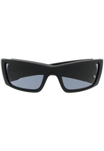 Oakley logo-plaque sunglasses - Schwarz