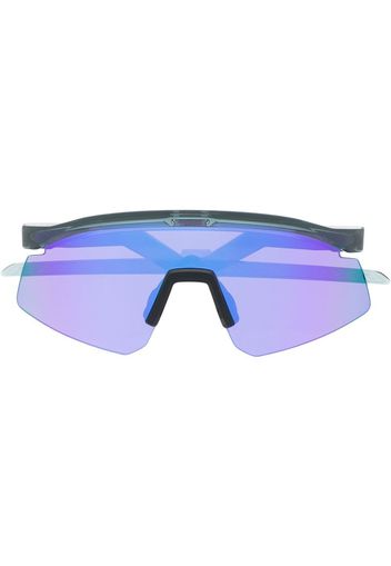 Oakley Hydra oversize logo-print sunglasses - Grün