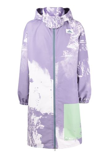 OAMC Biv abstract-print parka - Violett