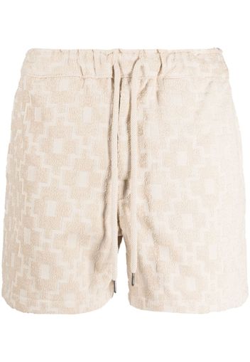 OAS Company ikat-pattern terry-cloth shorts - Nude