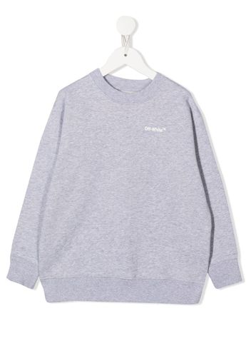 Off-White Kids Monster Arrow crew neck sweatshirt - Grau