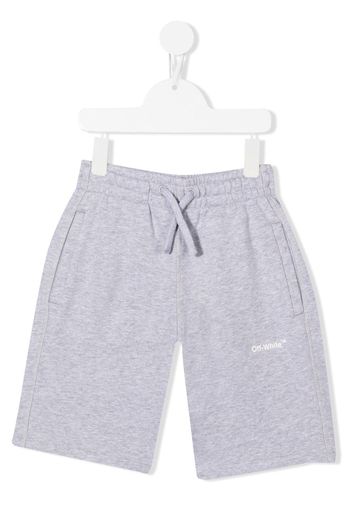 Off-White Kids Monster Arrow jersey shorts - Grau