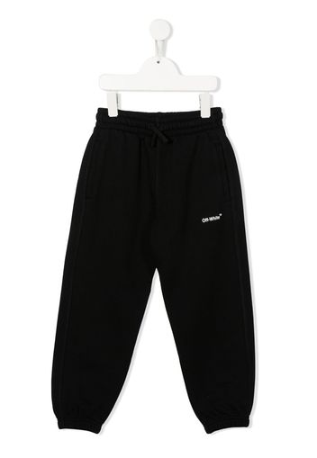 Off-White Kids Monster arrow-print track pants - Schwarz