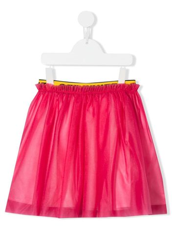 Off-White Kids layered skirt - Rosa