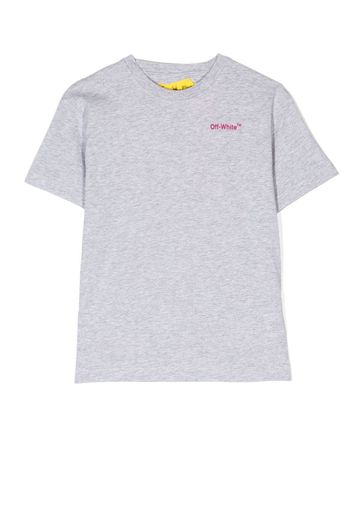 Off-White Kids T-Shirt mit Arrows-Motiv - Grau