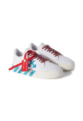 Off-White Kids Vulcanized low-top sneakers - Weiß