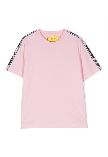 Off-White Kids T-Shirt mit Logo-Print - Rosa