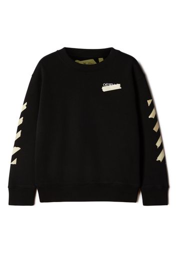 Off-White Kids Sweatshirt mit Pfeilen - Schwarz