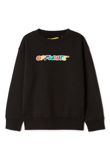 Off-White Kids Sweatshirt mit Pfeilen - Schwarz