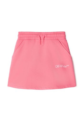 Off-White Kids Rock mit Logo-Print - Rosa