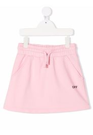 Off-White Kids OFF STAMP SWEAT SKIRT PINK BLACK - Rosa