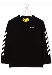 Off-White Kids logo-print T-shirt - Schwarz